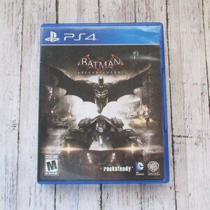 Batman Arkham Knight Sony PS4 Video Game and Case EXCELLENT